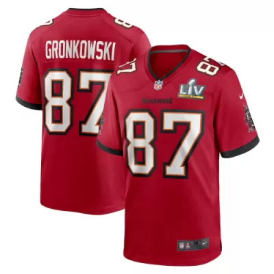 Men Tampa Bay Buccaneers Rob Gronkowski #87 Red Game Jersey - uafactory