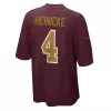 Men Washington Football Team Taylor Heinicke #4 Game Jersey - uafactory