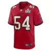 Men Tampa Bay Buccaneers Lavonte David #54 Red Game Jersey - uafactory