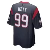 Men Houston Texans J.J. Watt #99 Navy Game Jersey - uafactory