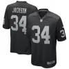 Men Las Vegas Raiders Bo JACKSON #34 Black Game Jersey - uafactory