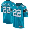 Men Carolina Panthers Christian McCaffrey #22 Blue Game Jersey - uafactory