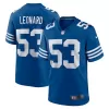 Men Indianapolis Colts Darius Leonard #53 Royal Game Jersey - uafactory