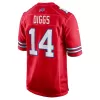 Men Buffalo Bills Stefon Diggs #14 Red Game Jersey - uafactory