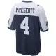 Men Dallas Cowboys Dak Prescott #4 Navy Game Jersey - uafactory