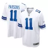 Men Dallas Cowboys Dallas Cowboys #11 White Game Jersey - uafactory