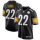 Men Pittsburgh Steelers Najee Harris #22 Black Game Jersey - uafactory