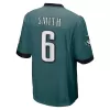 Men Philadelphia Eagles DeVonta Smith #6 Green Game Jersey - uafactory