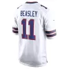 Men Buffalo Bills Cole Beasley #11 White Game Jersey - uafactory