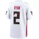 Men Atlanta Falcons Matt Ryan #2 White Game Jersey - uafactory