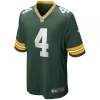 Men Green Bay Packers Brett Faver #4 Green Game Jersey - uafactory