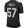 Men New York Jets C.J. MOSLEY #57 Black Game Jersey - uafactory