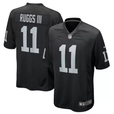 Men Las Vegas Raiders Ruggs III #11 Black Game Jersey - uafactory