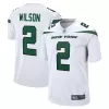 Men New York Jets Zach Wilson #2 White Game Jersey 2021 - uafactory