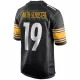 Men Pittsburgh Steelers JuJu Smith-Schuster #19 Black Game Jersey - uafactory