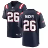 Men New England Patriots Sony Michel #26 Navy Game Jersey - uafactory