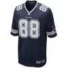 Men Dallas Cowboys CeeDee Lamb #88 Navy Game Jersey - uafactory