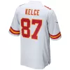 Men Kansas City Chiefs Travis Kelce #87 White Game Jersey - uafactory