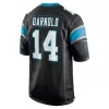 Men Carolina Panthers Sam Darnold #14 Black Game Jersey - uafactory