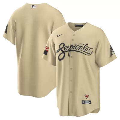 Men Arizona Diamondbacks Gold MLB Jersey - uafactory