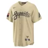 Men Arizona Diamondbacks Gold MLB Jersey - uafactory