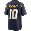 Men Los Angeles Chargers Justin Herbert #10 Navy Game Jersey - uafactory