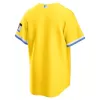 Men Boston Red Sox Gold/Light Blue MLB Jersey - uafactory