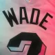 Dwyane Wade #3 2020/21 Swingman Jersey Blue&Pink for men - City Edition - uafactory