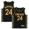 Chicago Bulls Lauri Markkanen #24 2020/21 Swingman Jersey Black for men - City Edition - uafactory