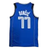 Dallas Mavericks Luka Doncic #77 2021 Swingman Jersey Blue for men - Association Edition - uafactory