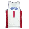 Detroit Pistons Allen Iverson #1 2021/22 Swingman Jersey White for men - Association Edition - uafactory