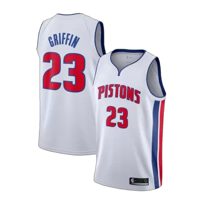 Detroit Pistons Griffin #23 Swingman Jersey White for men - Association Edition - uafactory