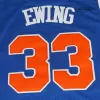 Men's New York Knicks Patrick Ewing #33 Blue Retro Jersey - uafactory