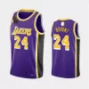 Los Angeles Lakers Bryant #24 Swingman Jersey Purple for men - Statement Edition - uafactory