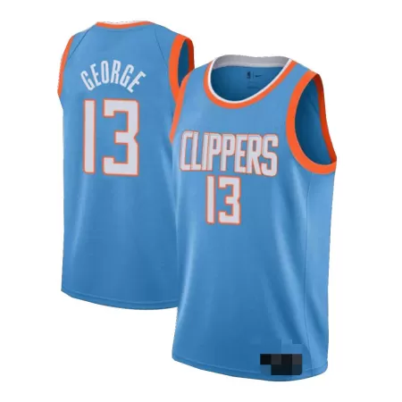 Los Angeles Clippers George #13 Swingman Jersey Blue for men - City Edition - uafactory
