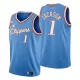 Los Angeles Clippers Reggie Jackson #1 2021 Swingman Jersey Blue for men - City Edition - uafactory