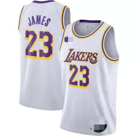 Los Angeles Lakers James #23 Swingman Jersey White for men - Association Edition - uafactory