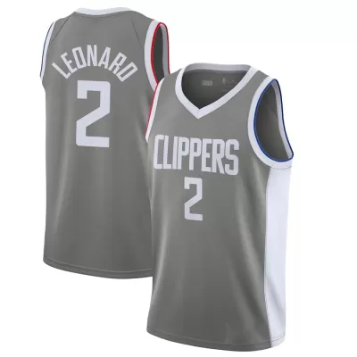 Los Angeles Clippers Kawhi Leonard #2 2020/21 Swingman Jersey Gray for men - uafactory