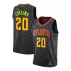 Atlanta Hawks Collins #20 Swingman Jersey Black for men - Association Edition - uafactory