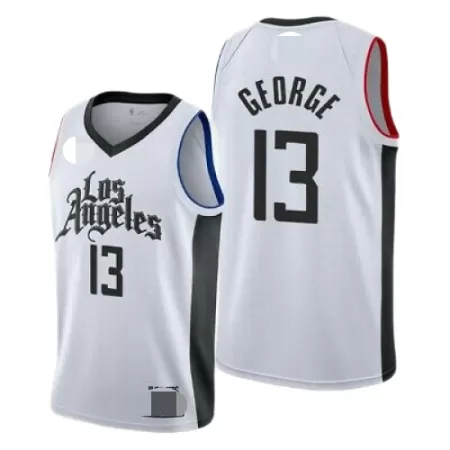Los Angeles Clippers George #13 2020/21 Swingman Jersey White for men - City Edition - uafactory