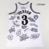 Men's Philadelphia 76ers Allen Iverson #3 white Retro Jersey 97-98 - uafactory