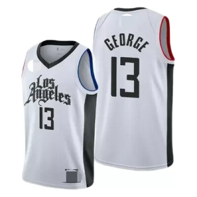 Los Angeles Clippers George #13 2020/21 Swingman Jersey White for men - City Edition - uafactory