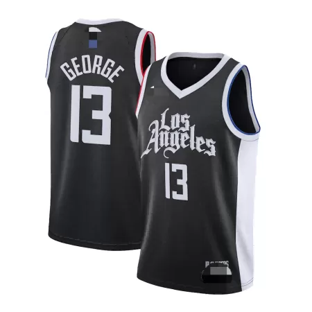 Los Angeles Clippers Paul George #13 2020/21 Swingman Jersey Black for men - City Edition - uafactory
