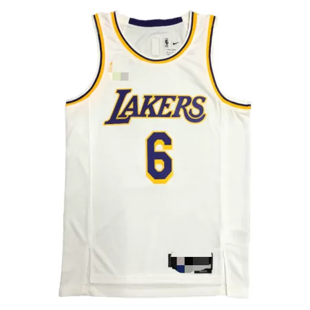 Los Angeles Lakers LeBron James #6 Swingman Jersey White for men - Association Edition - uafactory