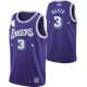 Los Angeles Lakers Anthony Davis #3 2021/22 Swingman Jersey Purple for men - City Edition - uafactory
