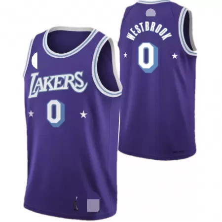 Los Angeles Lakers Russell Westbrook #0 2021/22 Swingman Jersey Purple for men - City Edition - uafactory