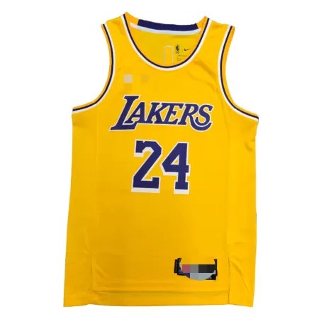 Los Angeles Lakers Kobe Bryant #24 2021 Swingman Jersey Gold for men - Association Edition - uafactory