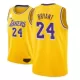 Los Angeles Lakers Bryant #24 Swingman Jersey Yellow for men - uafactory