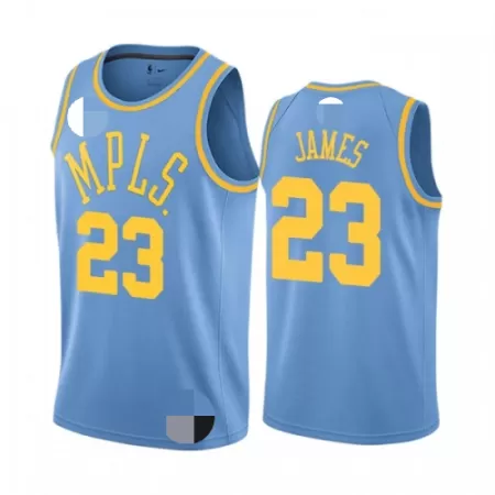 Los Angeles Lakers LeBron James #23 Swingman Jersey light Blue for men - Classic Edition - uafactory