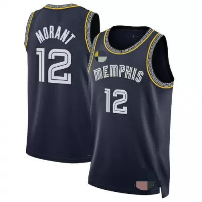 Memphis Grizzlies Ja Morant #12 2021/22 Swingman Jersey Black for men - City Edition - uafactory